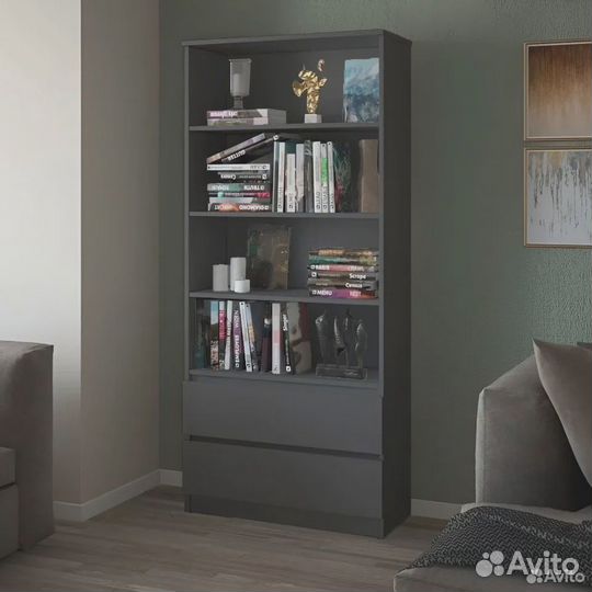 Стеллаж 80см с ящиками