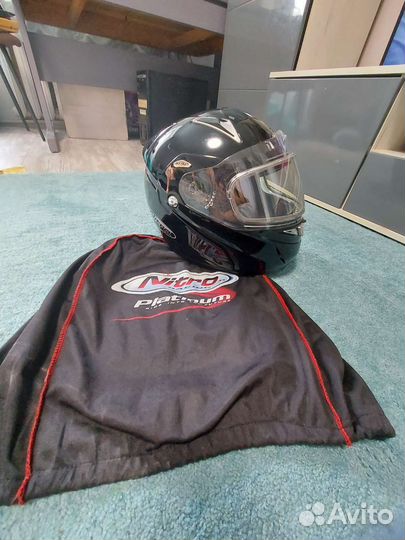 Мотошлем интеграл nitro racing MPD platinum