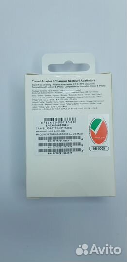 Блок зарядки 25W PD Adapter USB-C