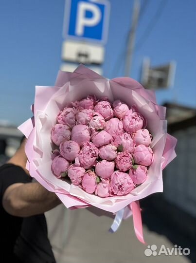 Пионы 25 ш букет с даставка