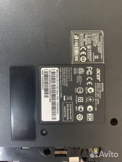 Разбор acer aspire 7250