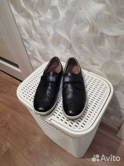Туфли подростковые натуральная кожа р 40