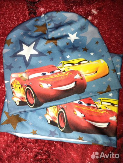 Комплект шапка и снуд для мальчика