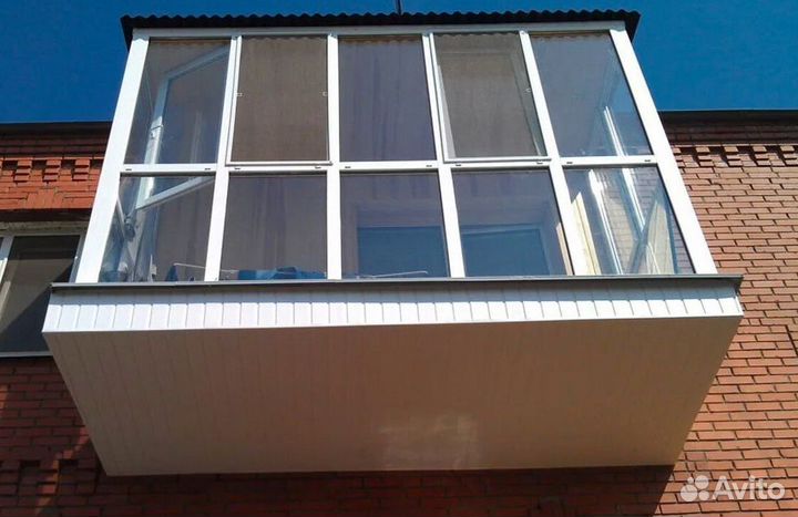 Остекление балконов и лоджий в рассрочку R1073