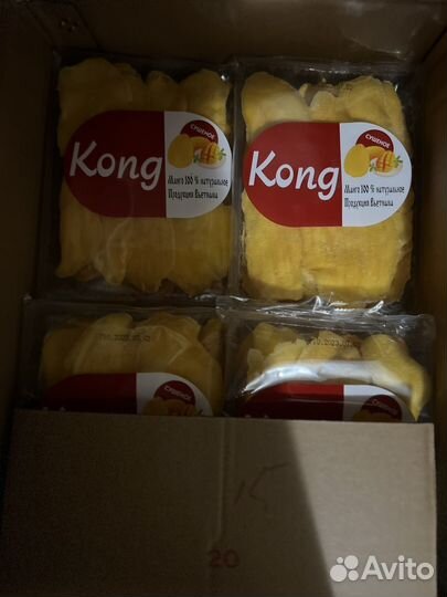 Сушенное манго Kong