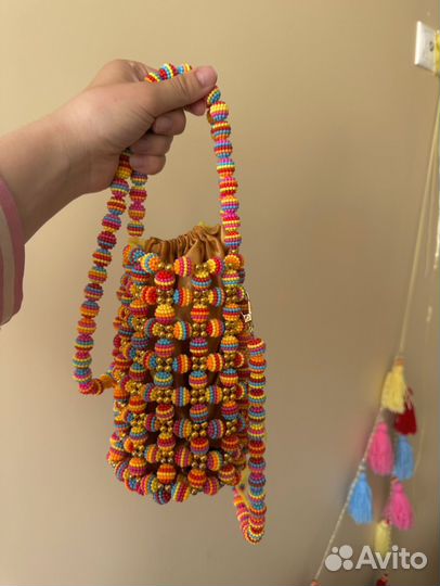 Нереально крутая летняя сумка из бусин
