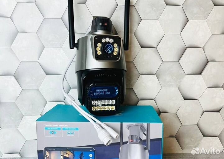 Камера видеонаблюдения wifi и сим картой уличная