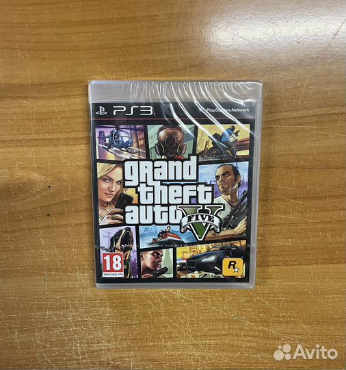 PS3 GTA Grand Theft Auto V 5 (Sealed, на русском)