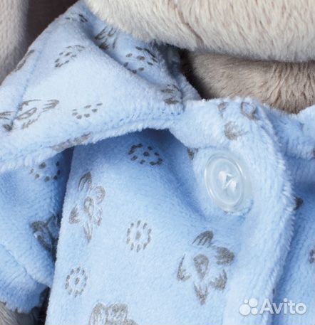 Зайка Ми в голубой пижаме 18см