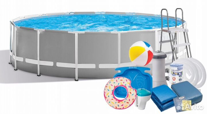 Каркасный бассейн 457x122 intex
