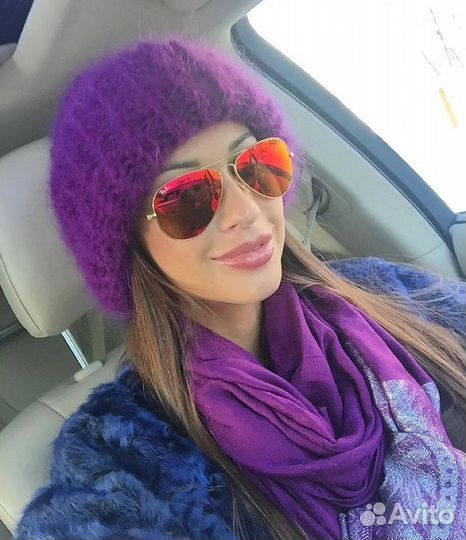 Шапка из мохера Такори