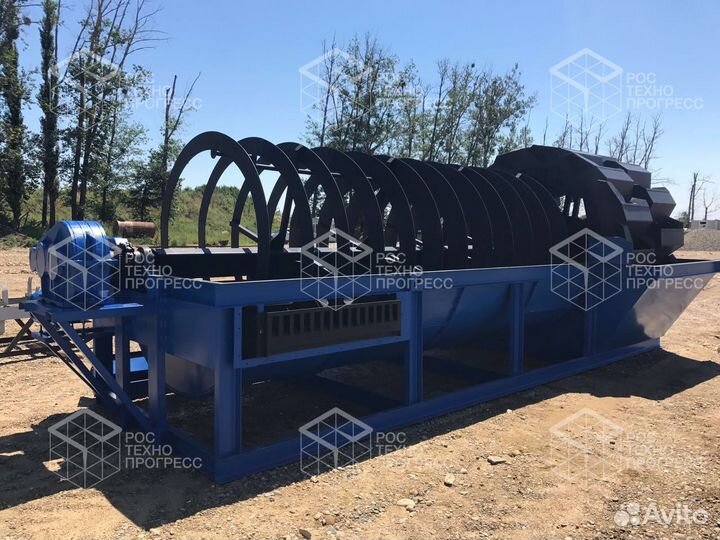 Пескомойка спирально-шнековая 150-200 т/ч