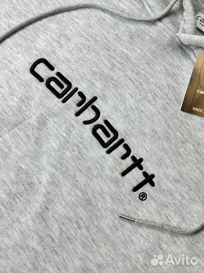 Серое худи Carhartt Wip, М, новое