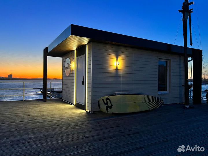 Аренда беседки на воде