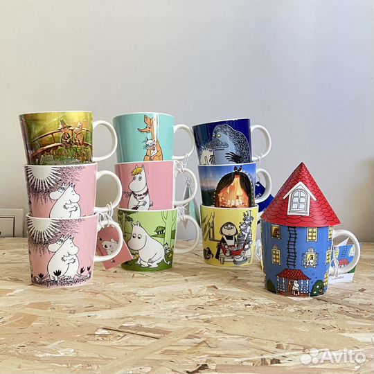 Кружки муми-тролли Arabia Finland Moomin новые