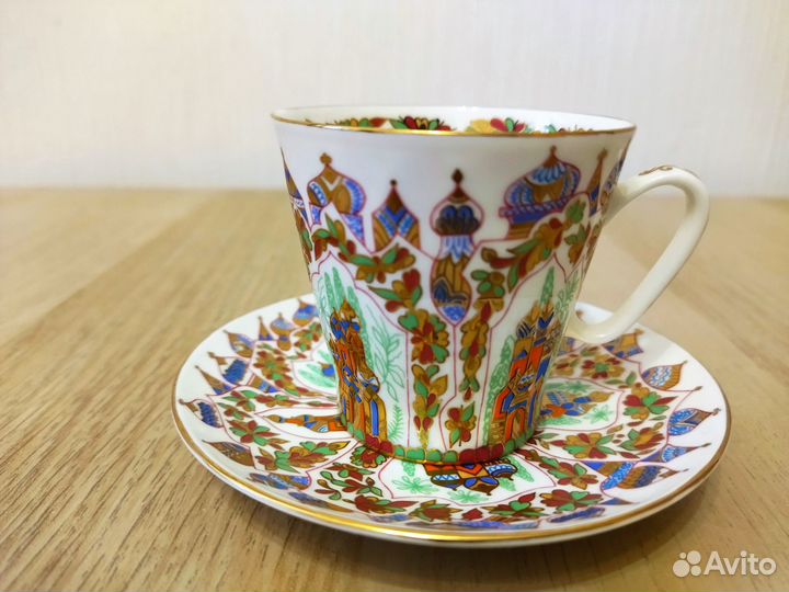 Чашка с блюдцем кофейная Дворцы Шехерезады лфз