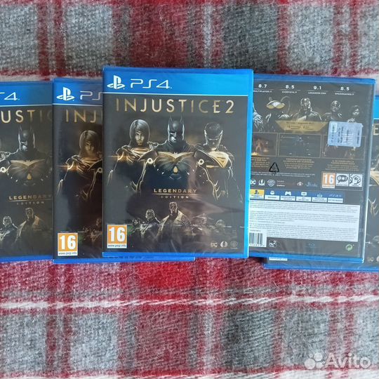 Injustice 2 legendary edition ps4 новый диск