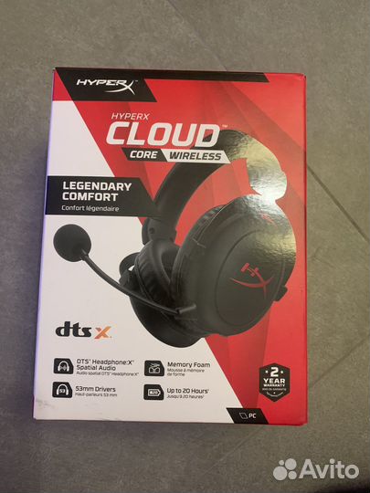 Наушники hyperx cloud core wireless