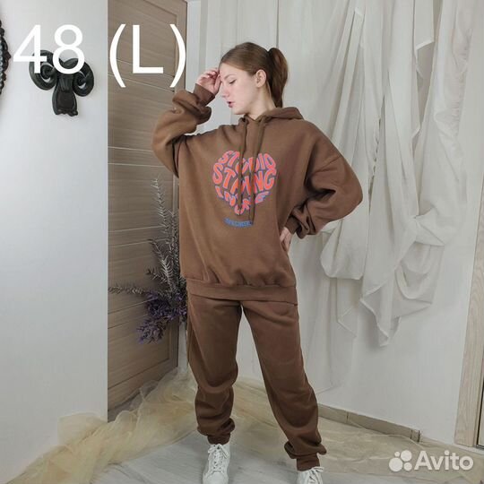 Худи с флисом 7986