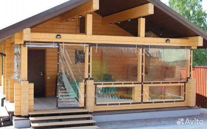 Мягкие пвх окна на беседку