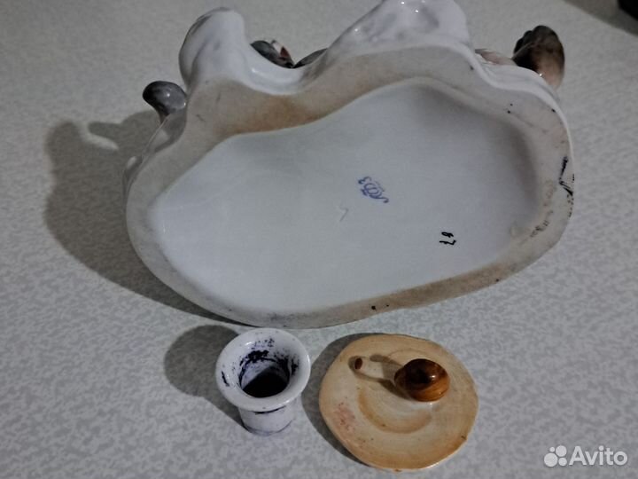 Фарфоровые статуэтки СССР. Мишки сладкоежки