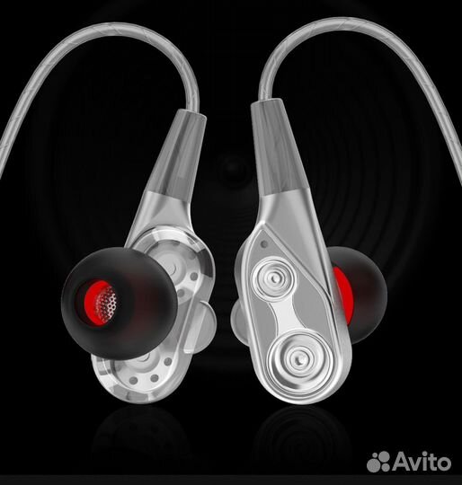 Наушники двойной драйвер Moreblue S41 HiFi