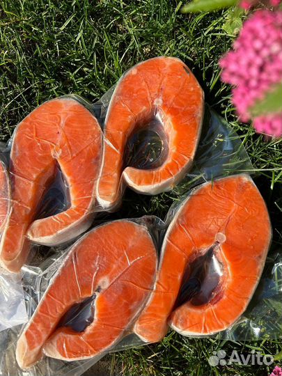 Стейки форели с/м