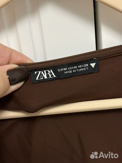 Кофта коричневая женская zara