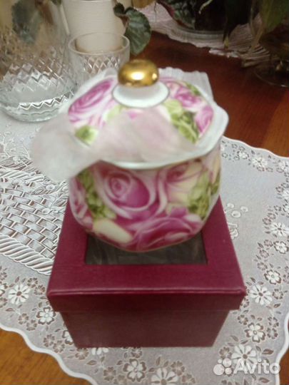 Подарок Сахарница клеймо улитка с домиком