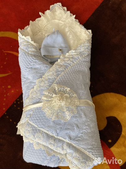 Конверт (комплект) тёплый на выписку для новорождё