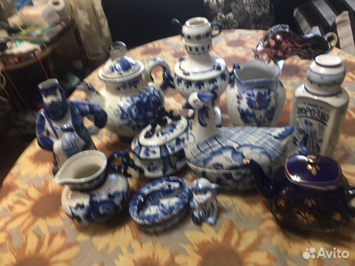 Посуда гжель