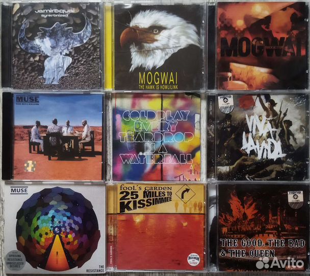 CD диски. Рок, поп зарубежный