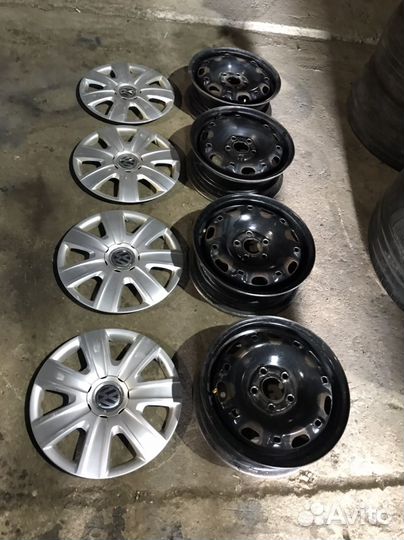 Комплект дисков R14 на VW polo VAG 6Q0601027AC