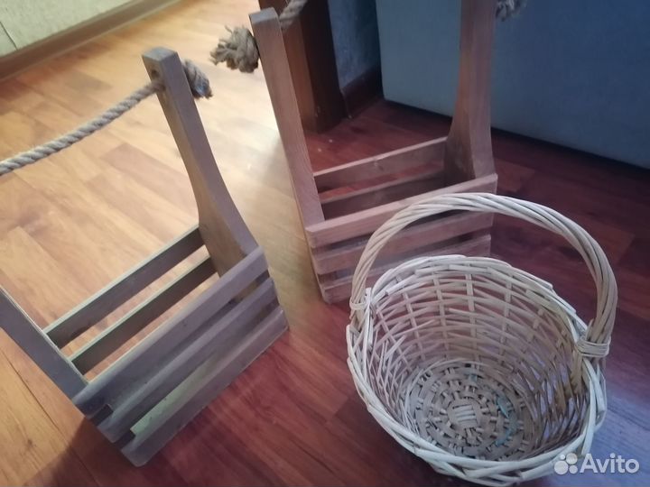 Ящик кашпо корзина