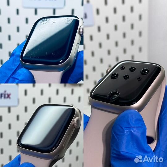 Полировка стекла Apple Watch, Замена стекла