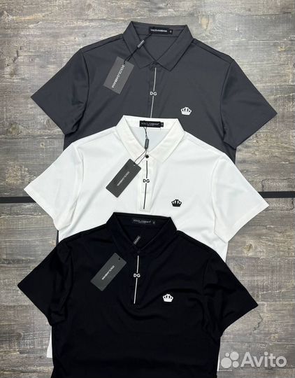 Поло мужское с коротким рукавом dolce gabbana