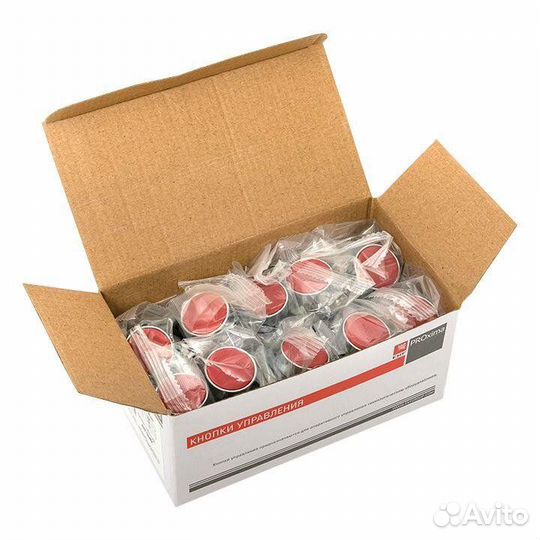 Кнопка BA42 красн. NC EKF xb2-ba42