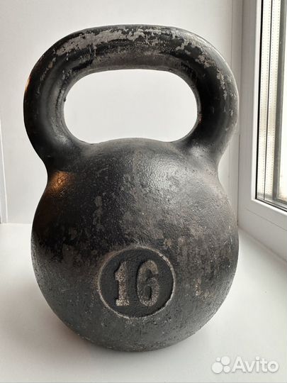 Гиря чугунная 16 кг