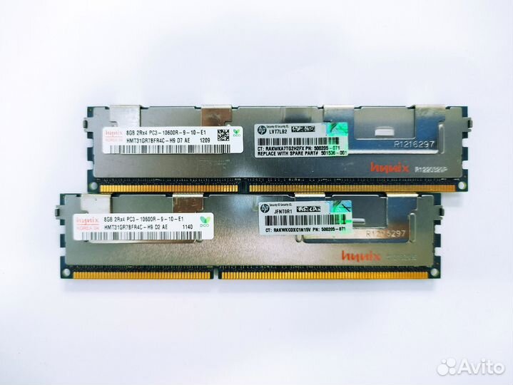 Комплект памяти Hynix DDR3 ECC REG 16Gb 1333MHz
