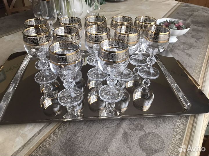 Фужеры богемия