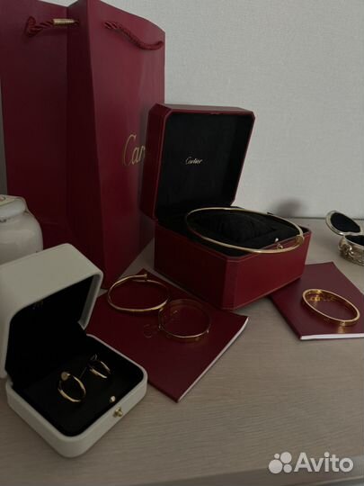 Серьги cartier гвоздь