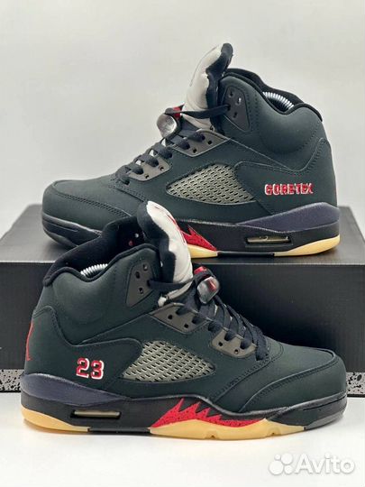 Nike air jordan 5 retro gore tex off noir