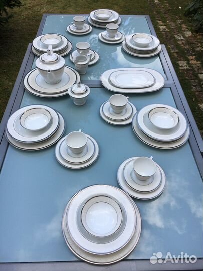 Столовый фарфоровый сервиз на 6/12 персон