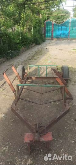 Прицеп легковой бу для перевозки сена в рулонах