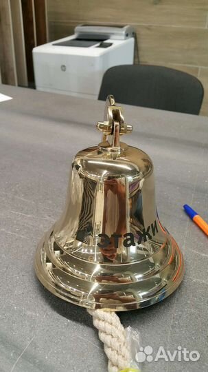 Корабельная рында штурвал колокольчик