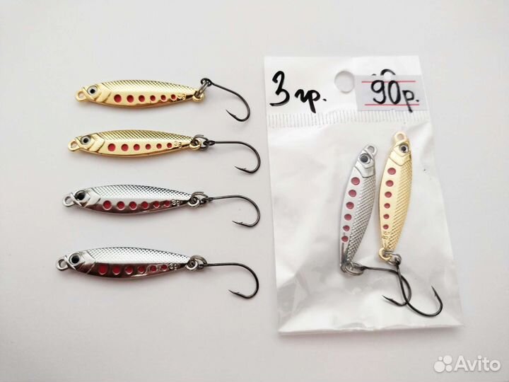 Пилькеры 3-7 грамм для морской рыбалки