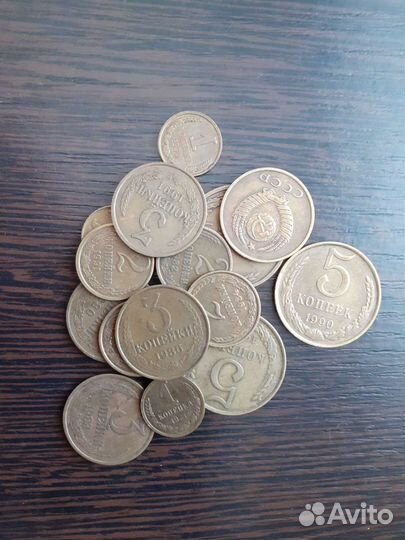 Монеты погодовка 1961-1991г. 1к.2к.3к.5к