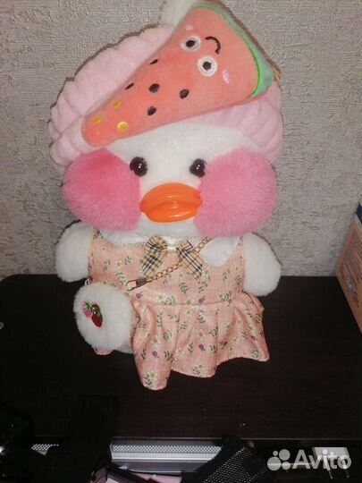 Уточка lalafanfan и щенок lalafanfan