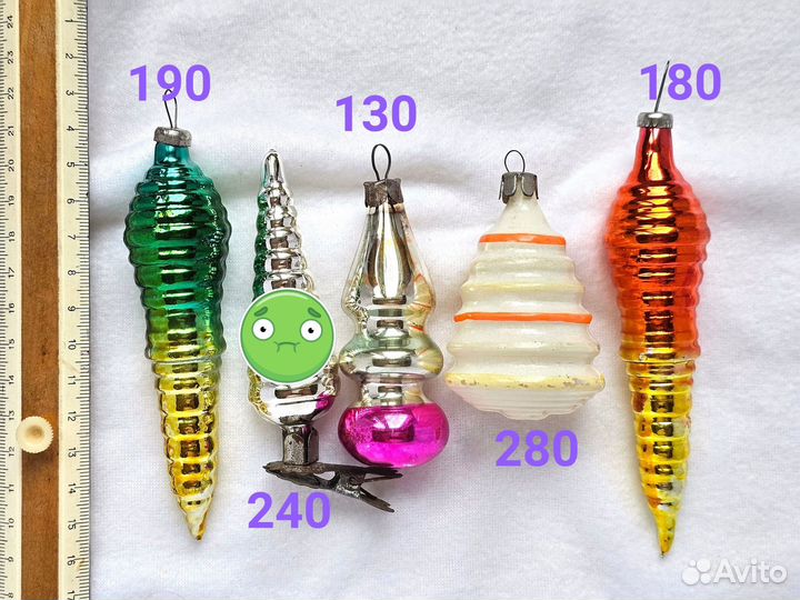 Елочные игрушки СССР, ГДР и прочие 14