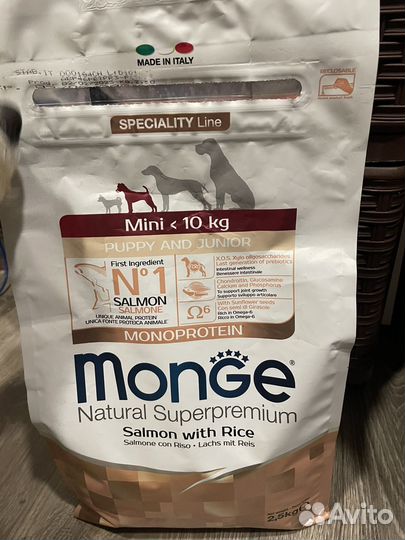 Корм для собак monge